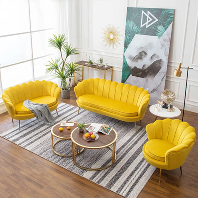 living room Sofa Home furniture modern minimalist sofa chairs Light luxury single sofas Nordic lazy small apartment Armchair