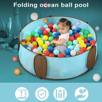 

100x30cm Folding Kids Ocean Ball Pool Pit Children Ball Hoop Game Play Tent Baby Indoor Outdoor Playhouse Kid Tent House
