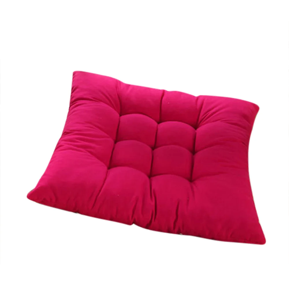 Rose Red Прочная подушка для сидения на домашнем стуле, эластичная подушка для столовой, сада, патио, дома, кухни, офиса, ягодиц, Подушка для стула - Цвет: Rose Red