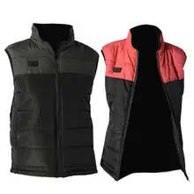 Модный жилет с подогревом, многофункциональный жилет для отдыха на природе, нагревательный жилет, перезаряжаемый через USB, двойной контроль, жилет, хлопковое пальто