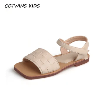 

CCTWINS Kids Shoes 2020 Summer Children Fashion Princess Flat Baby Girls Brand Soft Shoes Toddlers Black Sandals PS952