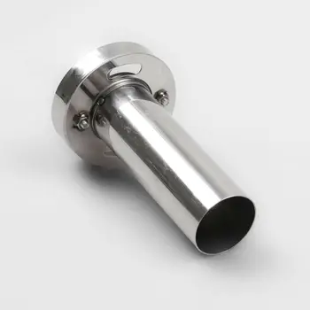 

Exhaust Muffler Exterior Silver Polished Car Universal Stainless Steel