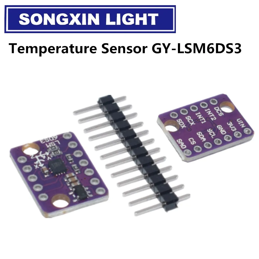 GY-LSM6DS3 акселерометр гироскоп Встроенный цифровой датчик температуры доска SPI IIC I2C