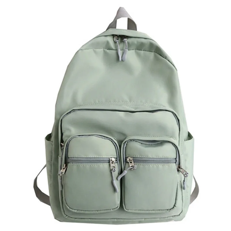 

ABSF Nylon Waterproof Ladies Backpack Multi-Pocket Travel Bag Fashion Casual Backpack