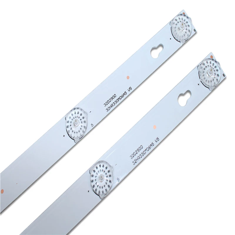 

New 8pcs/set 6LED(6V) 560mm LED Backlight Strip for L32P1A 4C-LB3206-HR03J HR01J 32D2900 32HR330M06A5 V5