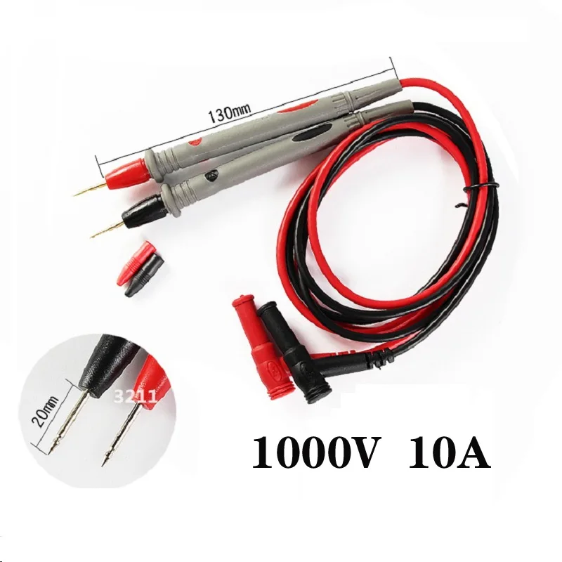 

Universal Probe Test Leads Pin for Digital Multimeter Needle Tip Meter Multi Meter Tester Lead Probe Wire Pen Cable 1000V 10A20A