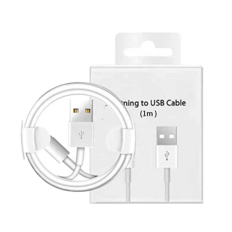 Cable de datos USB para iPhone 12 11 Pro Max X XR XS 8 7 Plus 6s