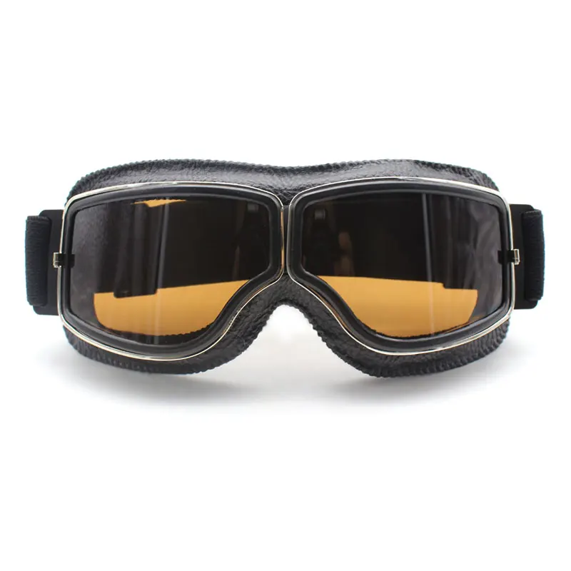 Nordson Ретро мотоциклетные очки, винтажные мотоциклетные очки, уличные спортивные кожаные очки для Harley Авиатор - Цвет: Goggles style 4