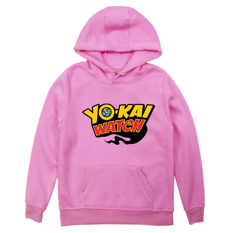 Yo Kai watch/Детские толстовки с капюшоном для мальчиков и девочек, свитер, зимняя одежда, хлопковая одежда для маленьких мальчиков с героями мультфильмов