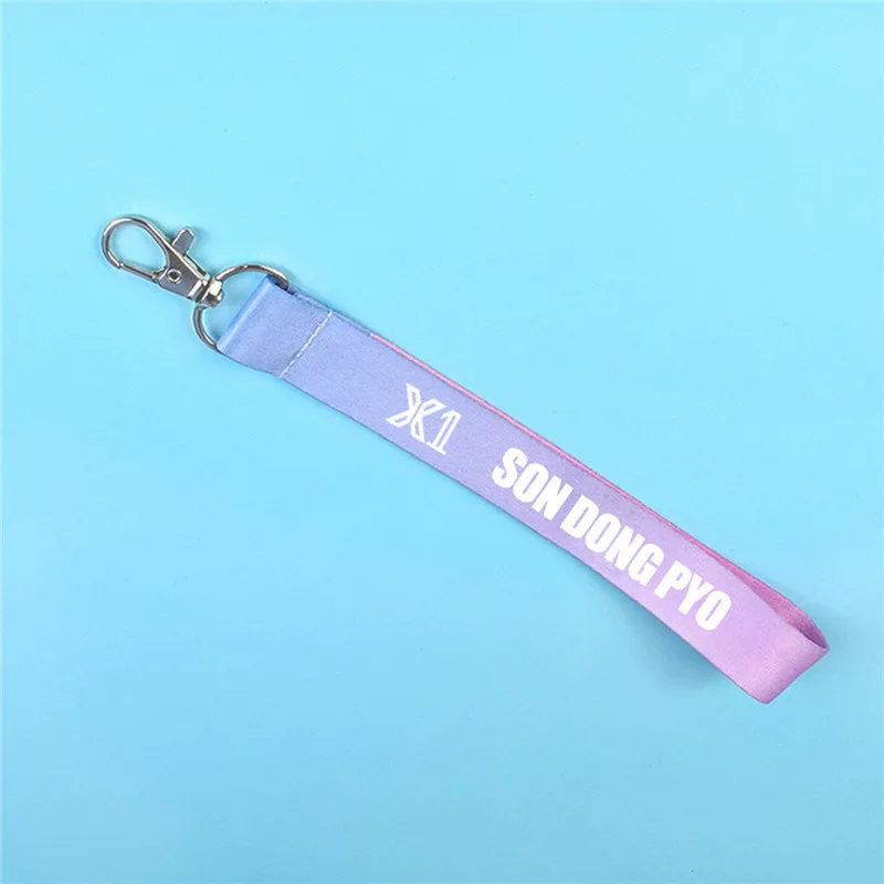 SON DONG PYO JCF794 KPOP X1 XONE брелок для ключей CHAJUNHO HANSEUNGWOO KIMYOHAN LEEHANGYUL градиентный ремешок - Цвет: SON DONG PYO