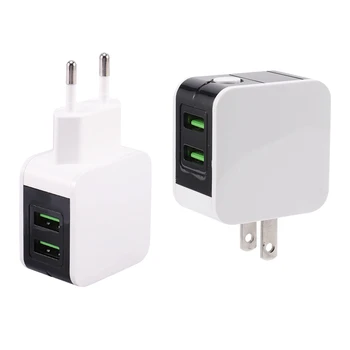 

ligent Digital Display Charging Head Full Automatic Power Off Charger Dual USB Anti-Overcharge Charging Head 2.4A Output fo