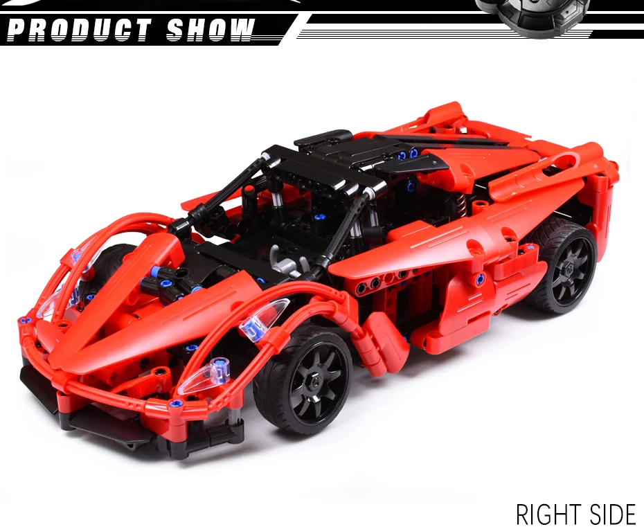 Новейшая Классическая Строительная игрушка серии Technic блоки гоночный Радиоуправляемый автомобиль модель строительные блоки Наборы кубиков дистанционное управление спортивные Машинки Игрушки