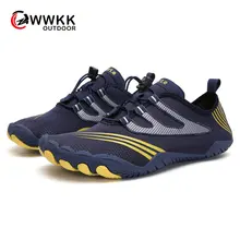 WWKK, Мужская водонепроницаемая обувь, кроссовки для прогулок, пеших прогулок, рыбалки, дышащая, Аква, пляжная обувь, для моря, босиком, спортивная обувь для женщин