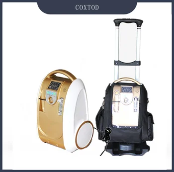 

COXTOD New Portable Lightweight Oxygen Concentrator / Portable Sleep Function Air Purifier Oxygen Machine with Battery