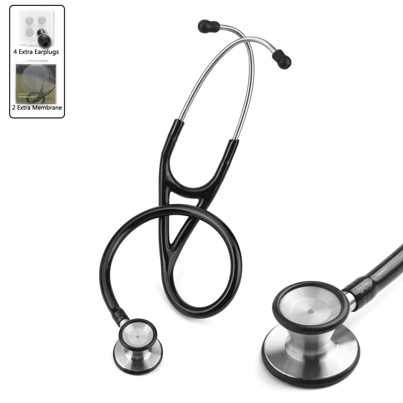 Двойной головной кардиологический стетоскоп доктор медицинский