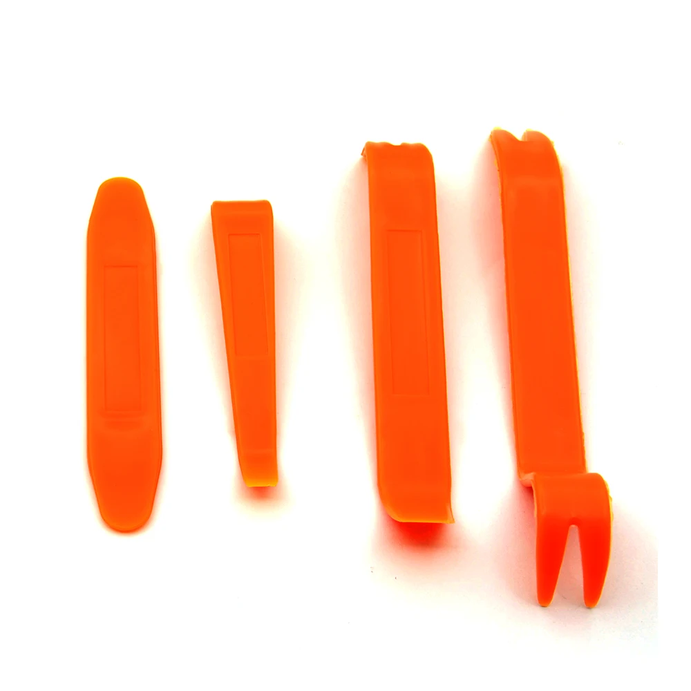Auto Car Radio Panel Door Clip Panel Trim Dash Audio Removal Kit 4Pcs Repair Hand Cockpit Pry Tool Accessories car radio panel tool