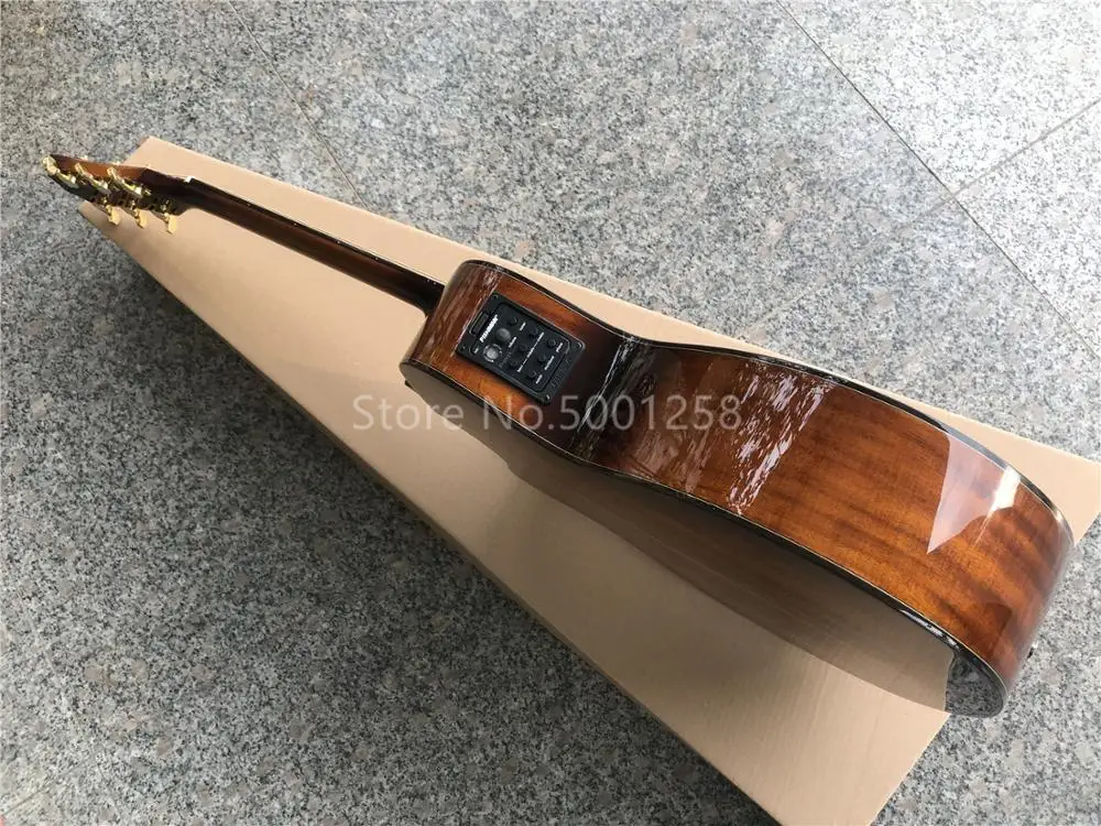 Ebony гриф K24ce Koa Акустическая гитара, 41 дюймов K24 Solid koa электрогитара Акустическая