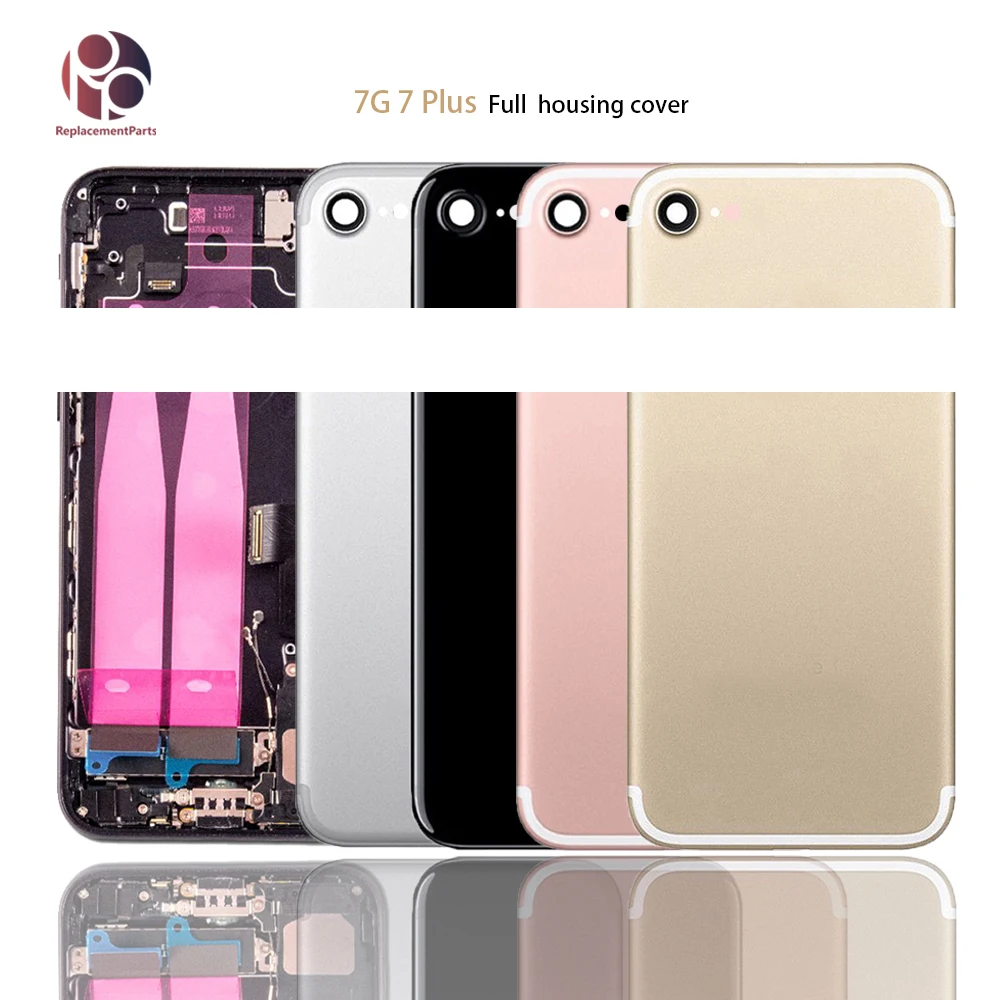 Для iphone 7G 7 P 7 Plus задняя средняя рамка Шасси Полный Корпус в сборе крышка батареи с гибкий кабель, сменные детали