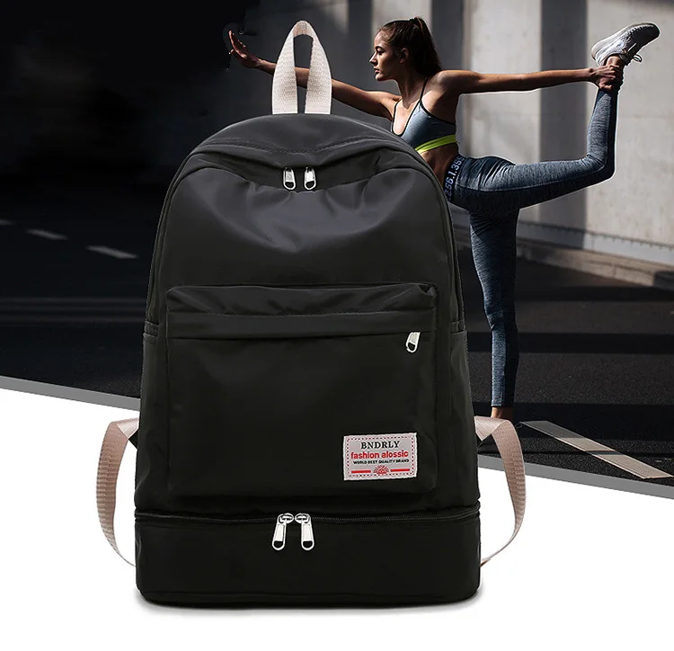 Gym Bags Travel Bag Waterproof Nylon Sports Backpack Women Yoga Swimming Fitness Tas Dry Wet Gymtas Sac De Sport