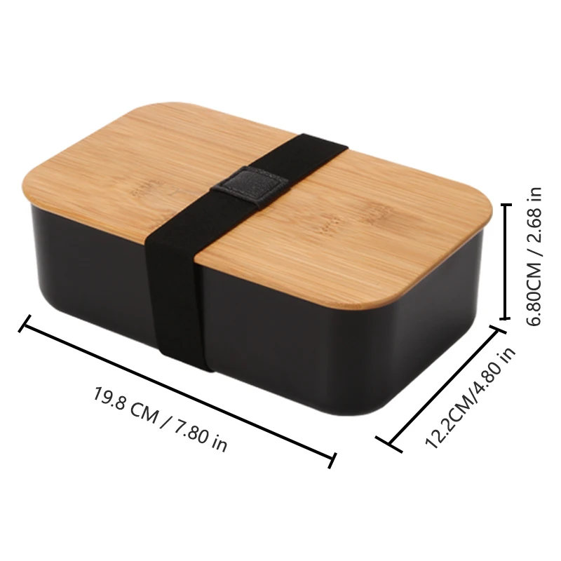 Large 5-Compartment Lunch Container – Bamboo Bark