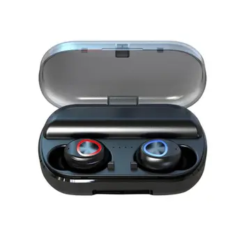 

V10 Bluetooth Earphone With LED Digital Display Bluetooth 5.0 TWS Button Wireless Stereo Charging Bin Mini Invisible Sport Head