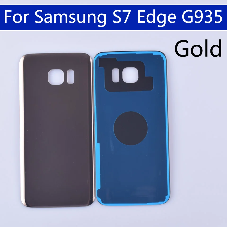 S7Edge задняя крышка батарейного отсека для samsung Galaxy S7 Edge G935 G935F SM-G935F G935FD G935A задняя крышка батарейного отсека Замена дверного чехла