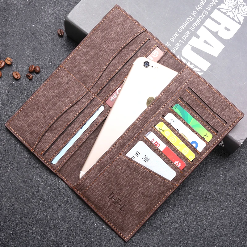 Wallet men's long male custom wallet couple youth husband Valentine's Day gift DIY free picture photo print customized wallet