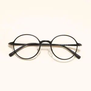 Image 1 - HOTOCHKI New Men and Women Oval Flat Eyeglasses Lightweight Plastic Steel Spectacles Frames Spring Spectacle Frame