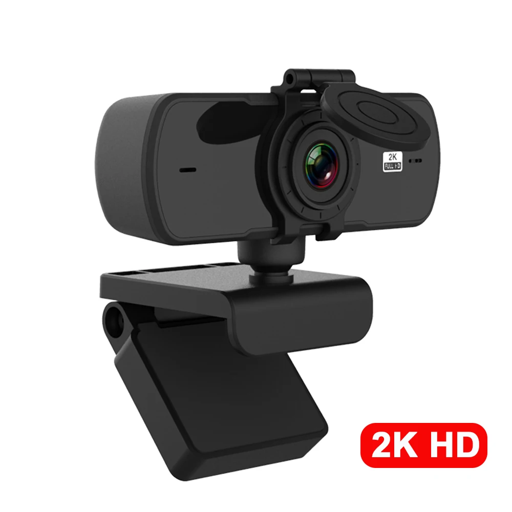 Новая веб-камера 2K Full HD 1080P с автофокусом USB микрофоном для ПК Mac ноутбука