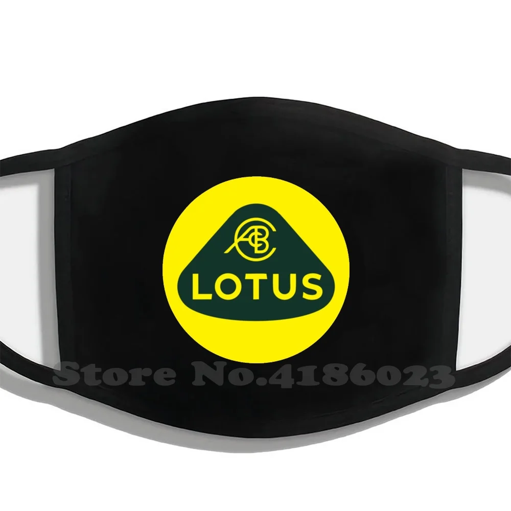 Черная дышащая многоразовая маска Lotus Car Design для автомобиля Fiat Company | Аксессуары