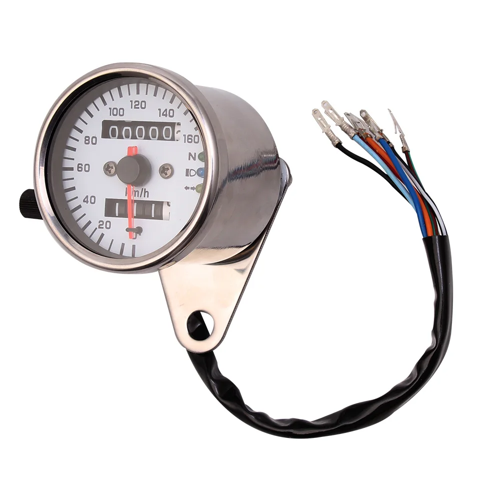 Medidor para Harley-davidson Luz de Led para Sinal de Motocicleta Odômetro Duplo Velocímetro Honda Yamaha Cafe Racer Universal 3 Luz de led para sinal de motocicleta,