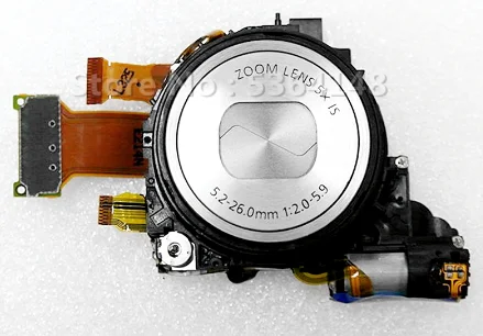 Silvery 95% новые оригинальные аксессуары для цифровой камеры оптический зум объектив блок для canon S100 S100V PC1675 объектив с ccd - Комплект: Silvery