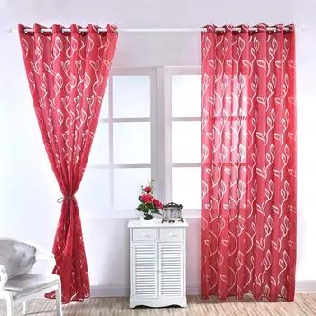 

100x200CM Wrap Waves Bubble Scissors Window Curtain Multicolor Bedroom Polyester Curtain Drape OCT998