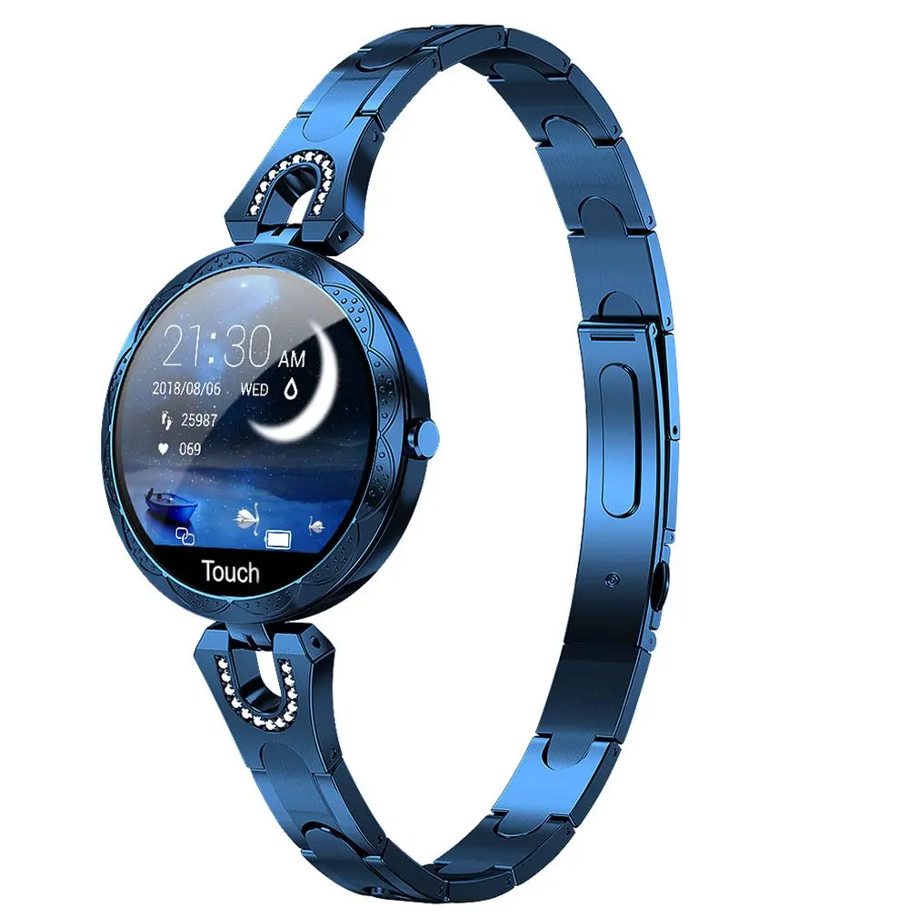 AK15 Female Smart Bracelet Heart Rate Sleep Monitoring Bracelet Physiological Cycle Intelligent Reminder Bracelet HOT