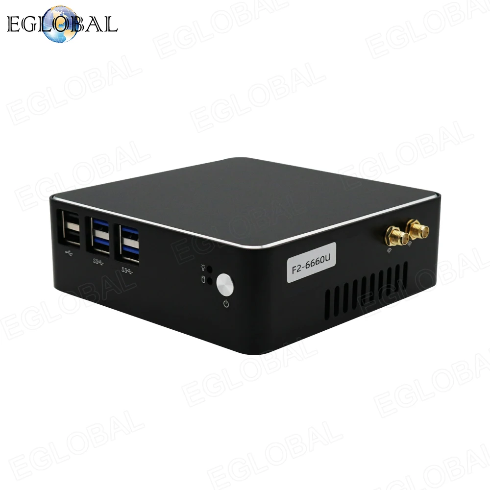 Pocket PC Intel Core i3 7100U i5 7200U DDR3L/DDR4 Fan Mini PC Windows 10 Pro Linux 4K VGA HDMI Kensington Lock HTPC