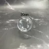 1-8pcs 30mm Pink/Purple/Blue/Raninbow/Color hollow glass ball with one hole round bubble vial glass globe orbs jewelry DIY beads 4