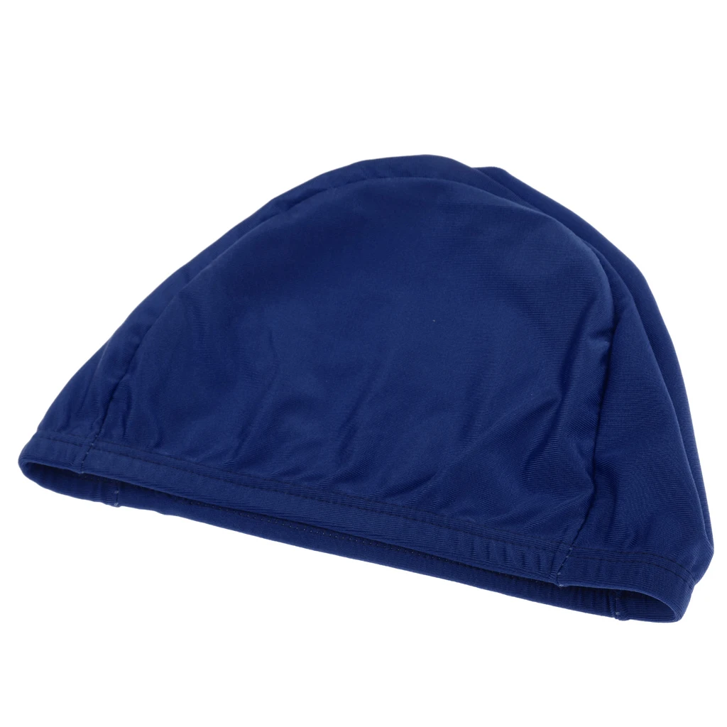 Взрослые Унисекс, женские, мужские кепки s шапочка для плавания бассейн шапочка для плавания длинные волосы синий