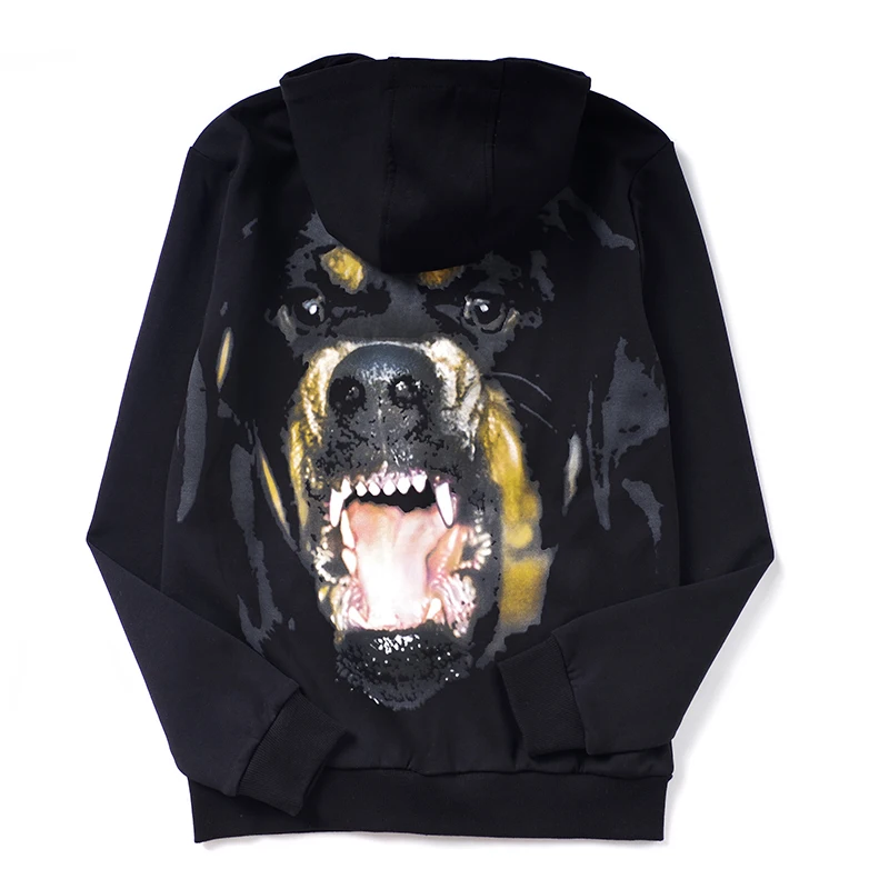Мужская толстовка с длинным рукавом bluza back Rottweiler повседневный Свободный пуловер