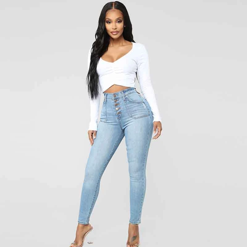 high waisted jeans 2019