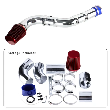 

Universal Car Cold Air Intake Filter System Hose Pipe Tube Kit 76mm/3" Adapter Aluminium Material