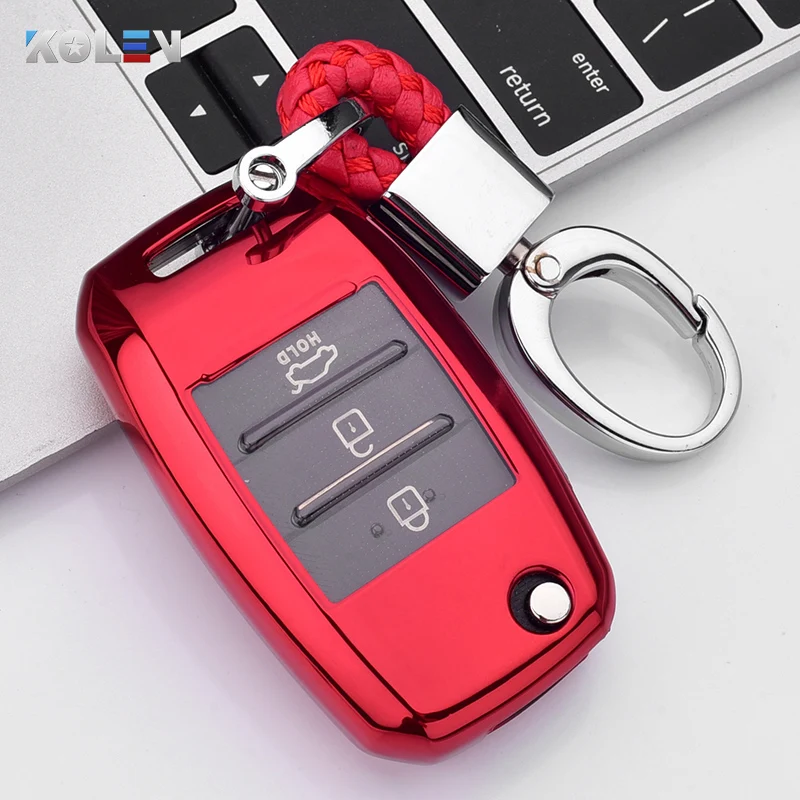 Cover chiave telecomando per KIA K2 RIO 3 Sportage 4 K3 Ceed Cerato K4 Picanto k5 Picanto Stinger 2017 2018 - Hdc0179362bf44e8a9219cc70befb076eT