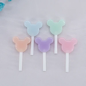 10/20Pcs/Lot Resin Cute Cartoon Vegetable Mushroom Candy Girl Hairpin Accessories Earring Charms Flatback Pendant Homemade Gift