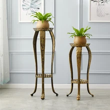 Стойка для хранения цветов, стойка для дома, офиса, гостиной, балкона, зеленая Роза, железная стойка для цветов от пола до пола, европейская стойка для цветов Бонсай