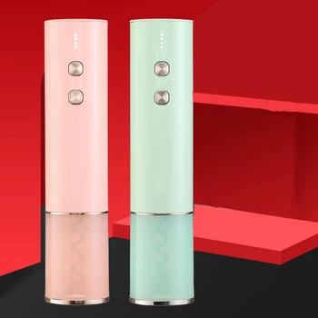 

Electric Wine Bottle Opener, Automatic Usb Charging Powered Corkscrew with Tin Foil Cutter