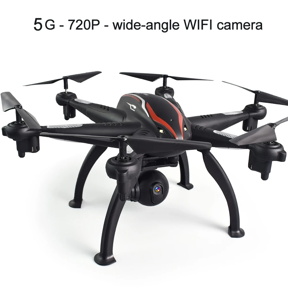 5G 720P L100 Дрон 6 оси RC гексакоптер Дрон с GPS с 1080P HD камерой 3D рулон/позиционирование/один ключ объемного полета 2,4/5G вертолет игрушка - Цвет: 5G 720P