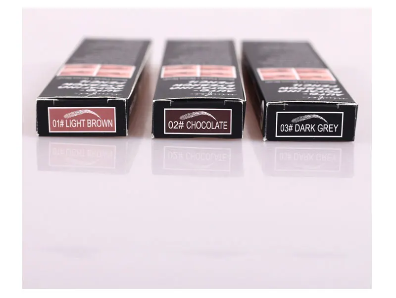 Cross-border automatic eyebrow pencil, waterproof and sweat-proof 3d Stereo Wild Double Eyebrow Pencil is durable and not easy t