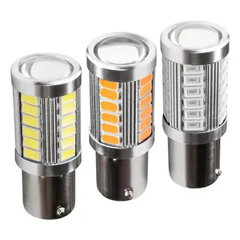 

1pcs BA15S 1156 P21W 33-LED SMD 5730 Auto Car Vehicle Bright Backup Light Lamp Bulb Daytime Running Light Amber