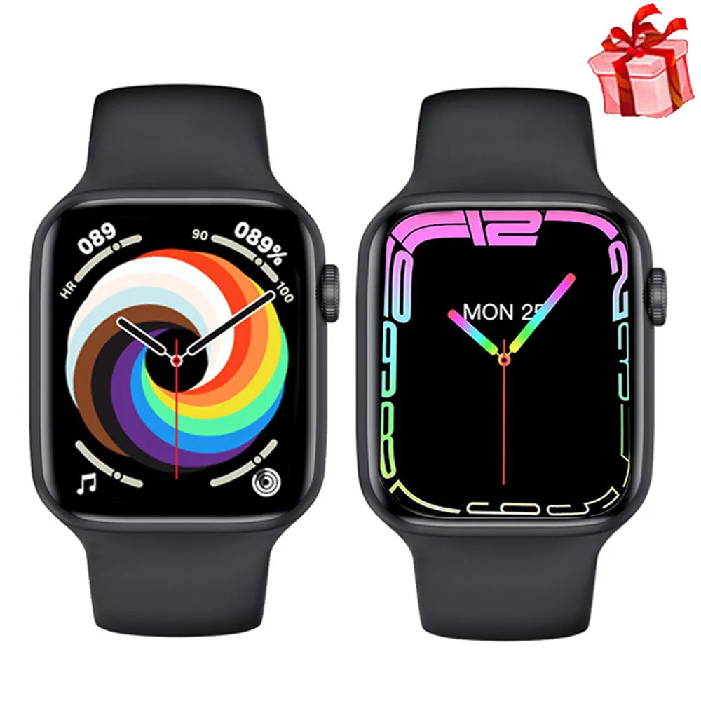 2021 IWO 13 PRO Watch 7 T500 Smart Watch Series 7 DIY Dials Heart Rate BT Call Men Women Sport Smart Watch PK X8MAX HW22 W46 W37 