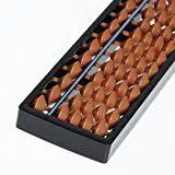 Белый Kuulee пластиковые Abacus арифметические счеты соробан ребенок вычисление инструмент 17 цифр - Цвет: Белый