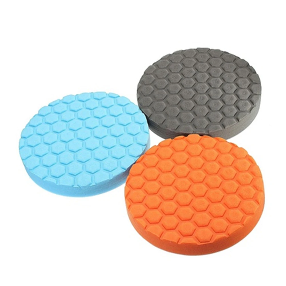 3x Hex-Logic Buff Buffering Polishing Pad kit For Auto Car Polisher 7 inch | Инструменты